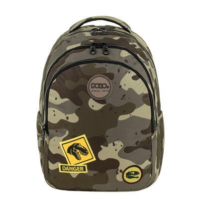 POLO ΣΑΚΙΔΙΟ ΠΛΑΤΗΣ FOCUS OLIVE CAMO(8309)