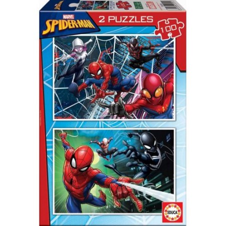 PUZZLE EDUCA SPIDERMAN 2X100