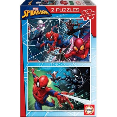 PUZZLE EDUCA SPIDERMAN 2X100