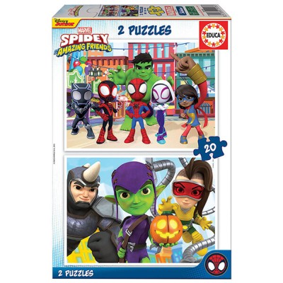 PUZZLE EDUCA 2Χ20 SPIDEY & HIS AMAZING FRIENDS