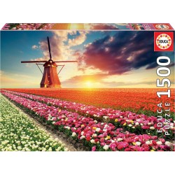 PUZZLE 1500 PAISAGE DE TULIPS