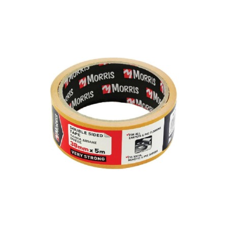 ΤΑΙΝΙΑ MORRIS ΔΙΠΛΗΣ ΟΨΕΩΣ 38mm X 5 ΜΕΤΡΑ ME BARCODE