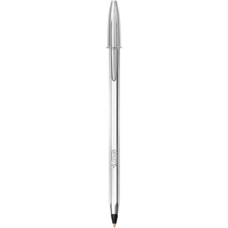 ΣΤΥΛΟ BIC CRISTAL CELEBRATE SHINE ΑΣΗΜΙ-ΜΑΥΡΟ ΜΕΛΑΝΙ