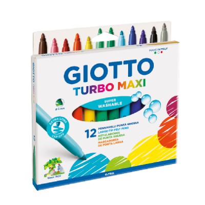 ΜΑΡΚΑΔΟΡΟΙ GIOTTO TURBO MAXI 12ΧΡ.