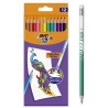 ΞΥΛΟΜΠΟΓΙΕΣ BIC ΜΕ ΓΟΜΑ ERASABLE COLOR 12τμχ