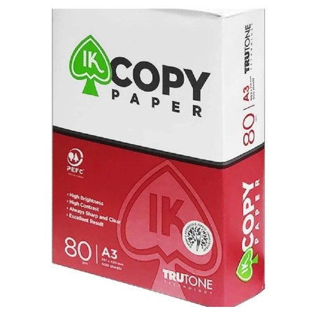 ΧΑΡΤΙ ΦΩΤΟΤΥΠΙΚΟ ΙΚCOPY Α3 80gr ΛΕΥΚΟ 29,7Χ42